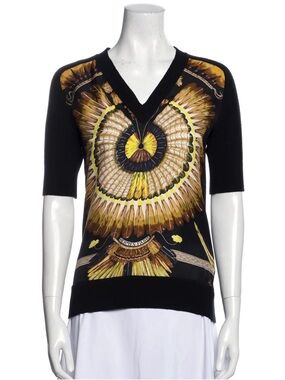 Hermes V-Neck Women's Top